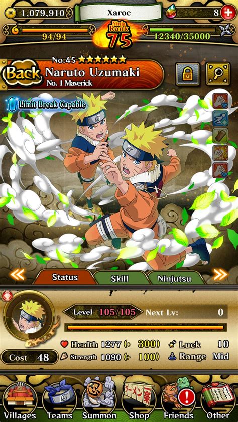 Naruto: Ultimate Ninja Blazing for Android .